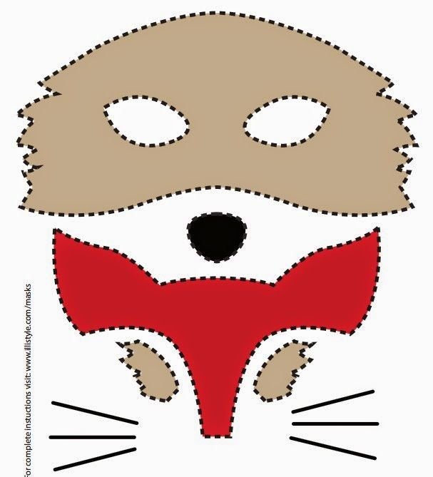 Трафарет для маски из фетра
