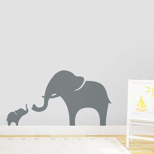 Трафарет слона на стену