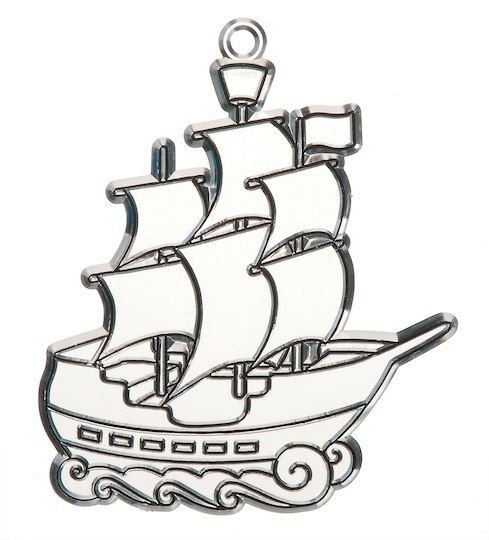 Парусник трафарет для вырезания