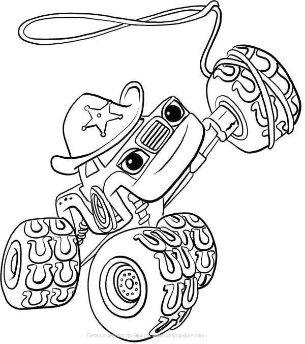 Раскраска Вспыш и чудо машинки