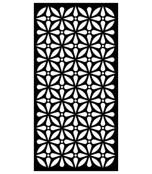 Трафарет геометрический орнамент