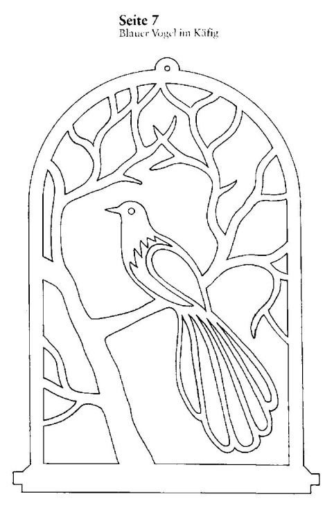 Новогодний витраж из бумаги