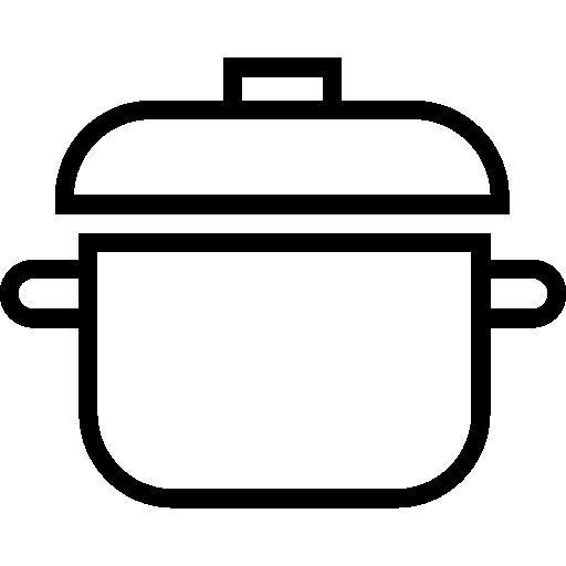 Контур кастрюли для детей