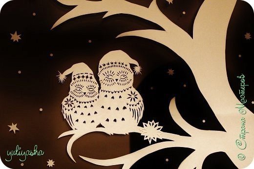 Новогодние трафареты на окна дерево