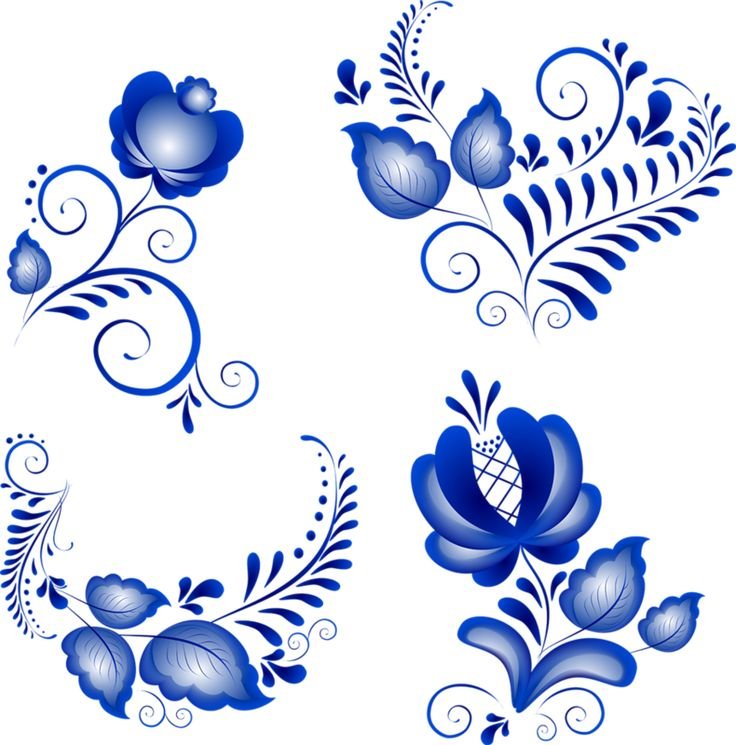 Гжель Гжелка узор