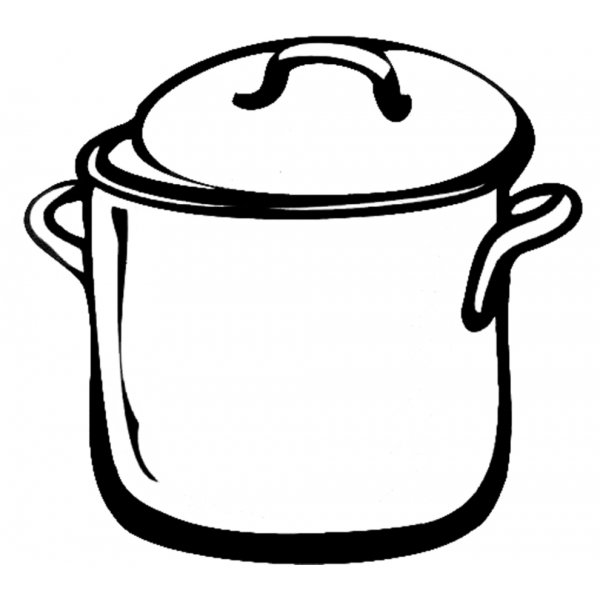 Кастрюля раскраска