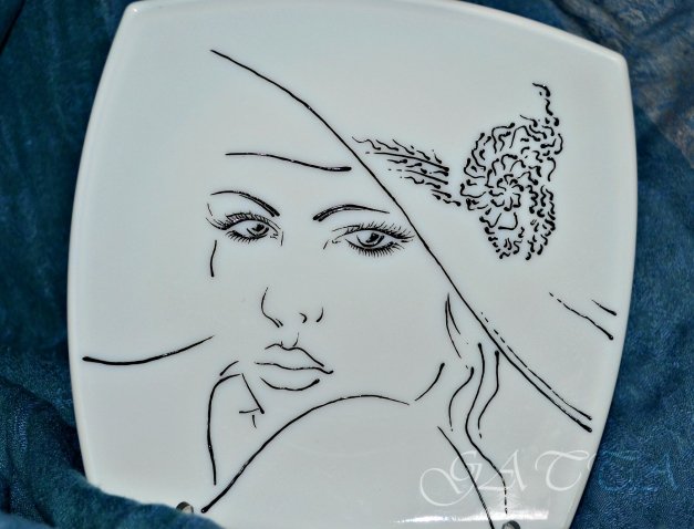 Рисунок на торт трафарет