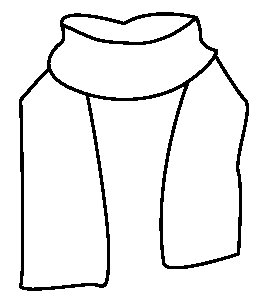 Шарф рисование