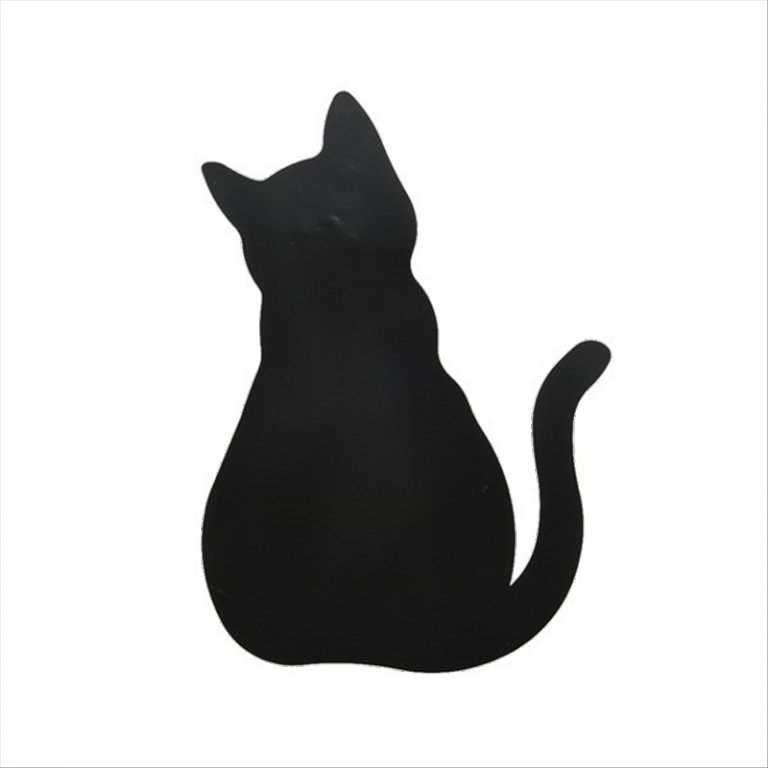 Силуэт кота со спины