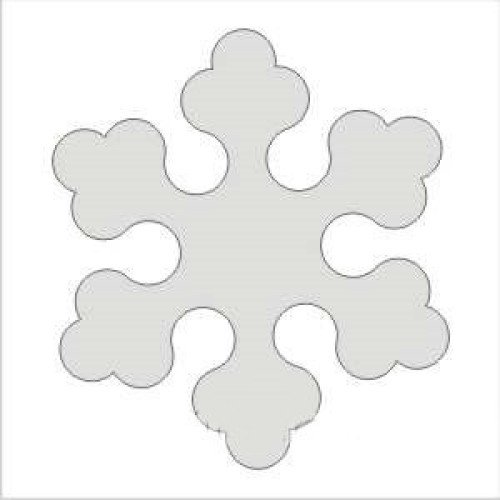 Снежинки из фетра трафареты для вырезания