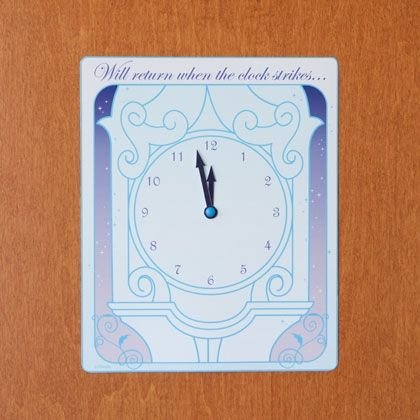 Часы из Золушки рисунок