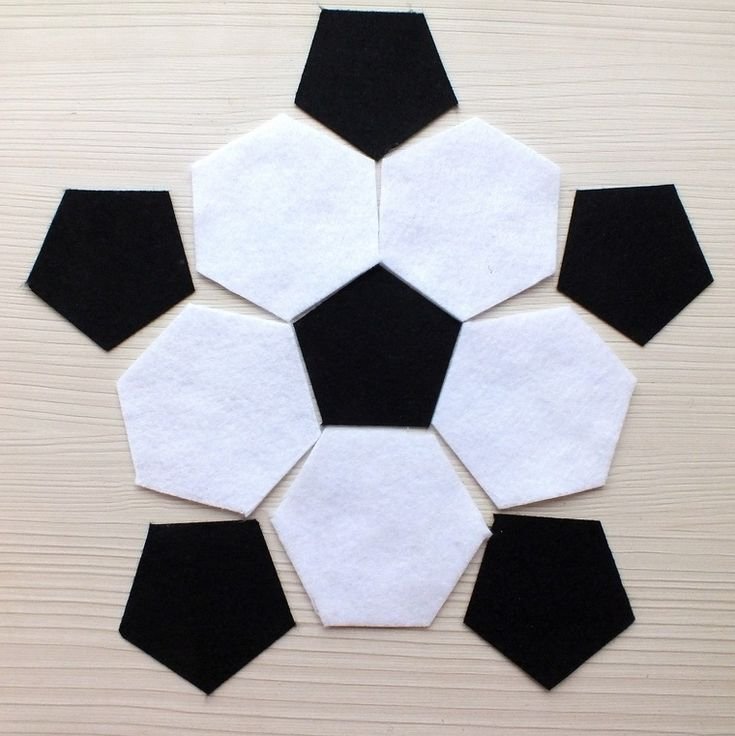 Шестигранник для футбольного мяча