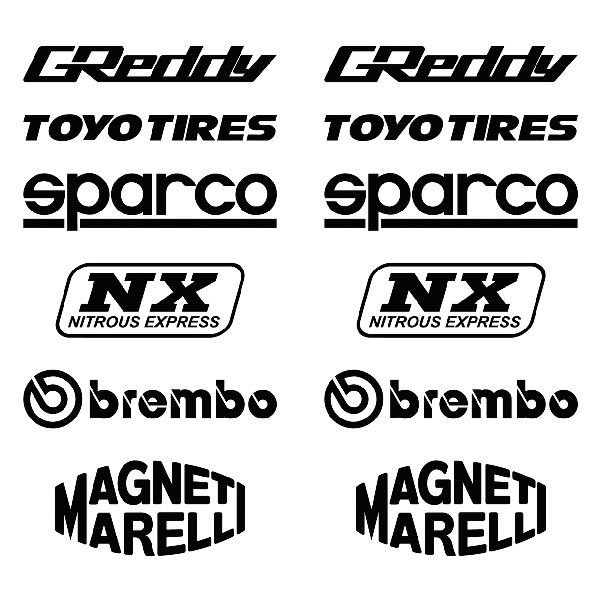 Спонсорские наклейки на машину