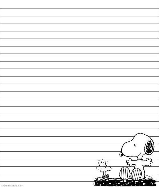 Красивый лист для письма