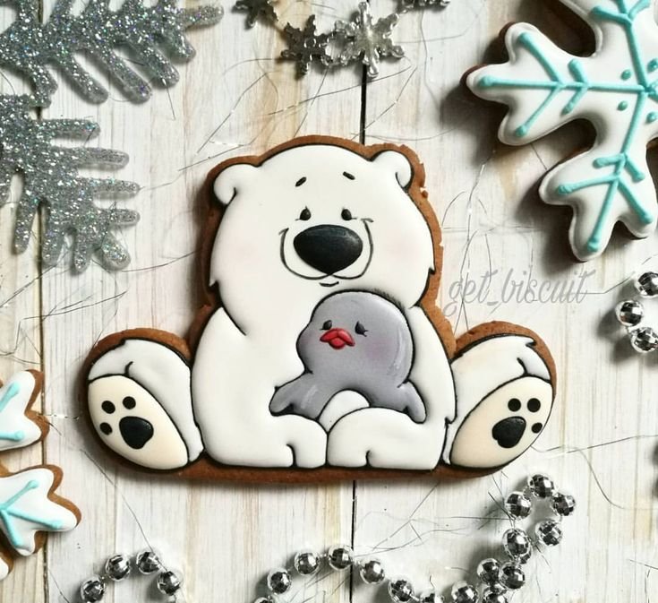 Имбирный пряник медведь