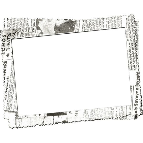 Газетная рамка для фотошопа