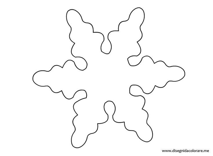 Снежинки на фетре