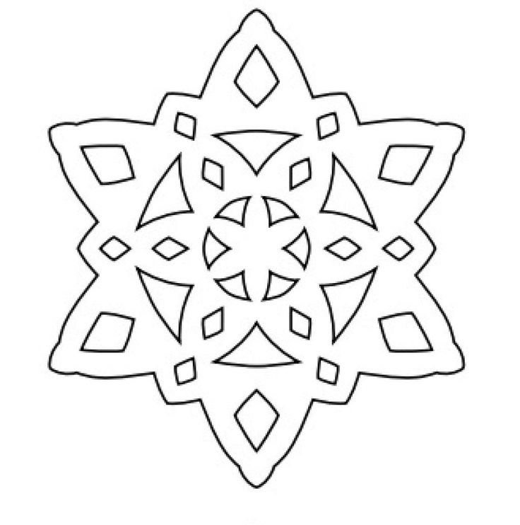 Трафареты Снеж Инка для вырезания