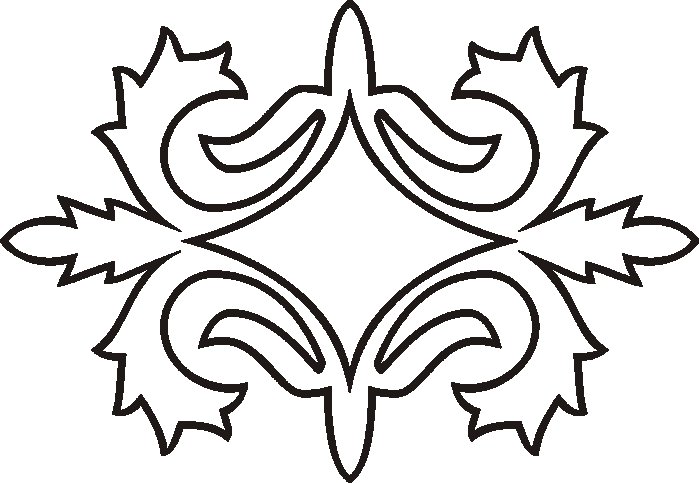 Трафарет узоры