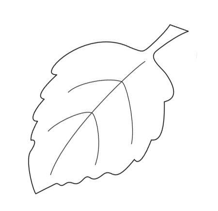 Осенние листья трафареты для вырезания