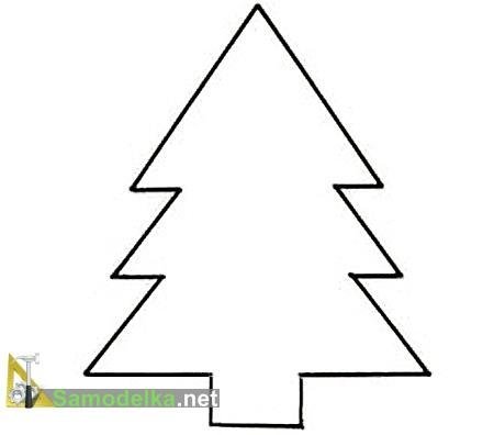 Трафарет елка для торта