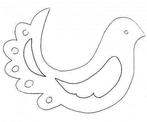 Птички шаблоны для вырезания