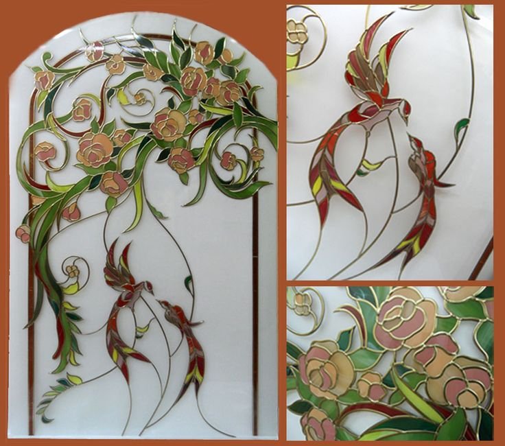 Витраж Тиффани арт нуво