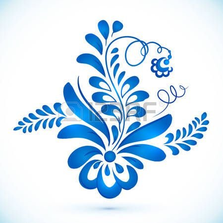 Гжель рисунок