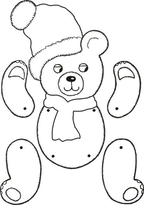 Шаблон игрушки дергунчика