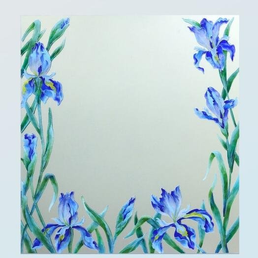 Роспись зеркала