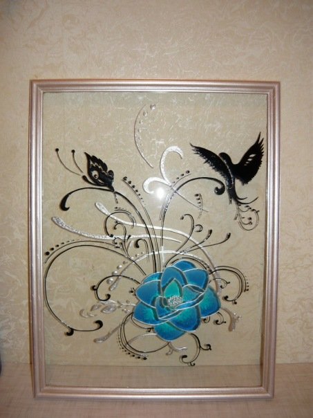 Рисование на стекле