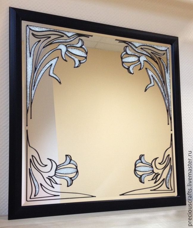 Витраж на зеркале