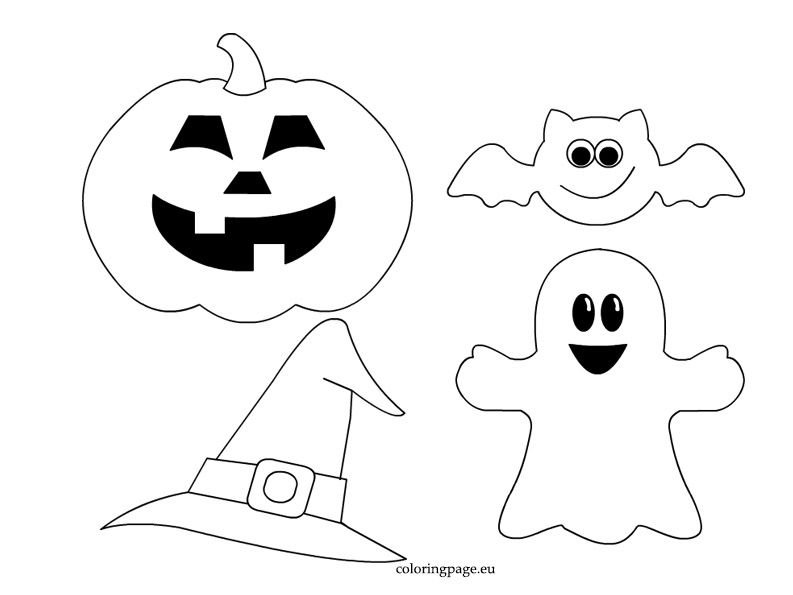 Трафареты на Хэллоуин