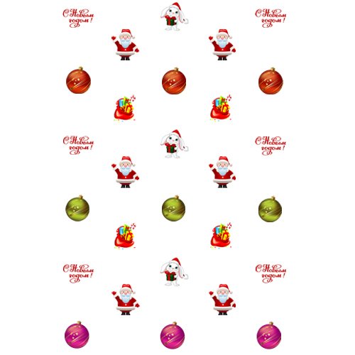 Лист для меренги новогодний