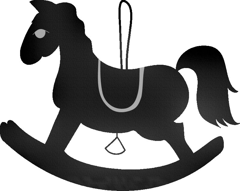 Лошадка качалка рисунок