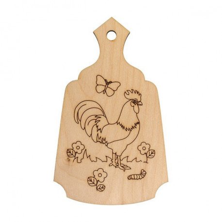 Выжигание на кухонной доске