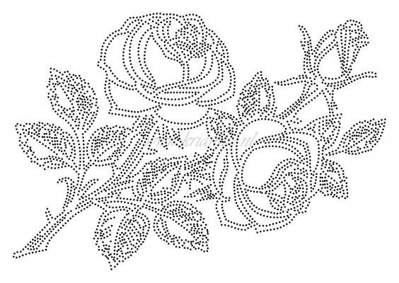 Узоры цветов для вышивки