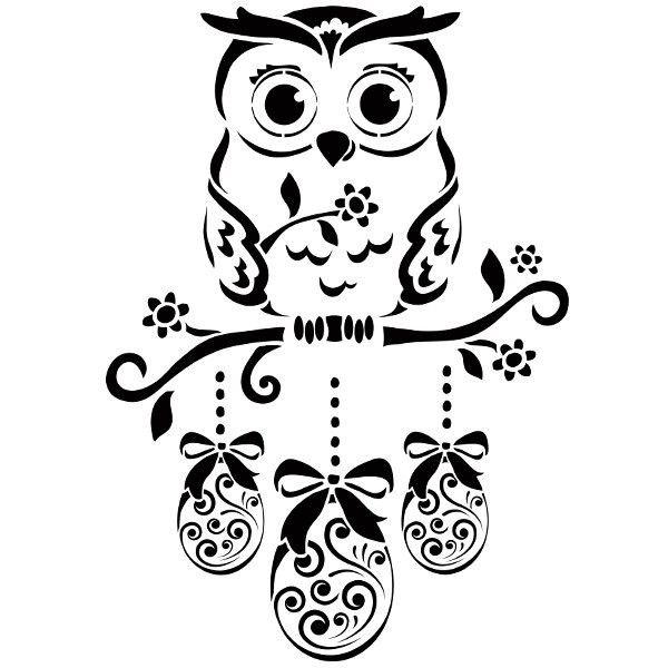 Трафарет Совенок