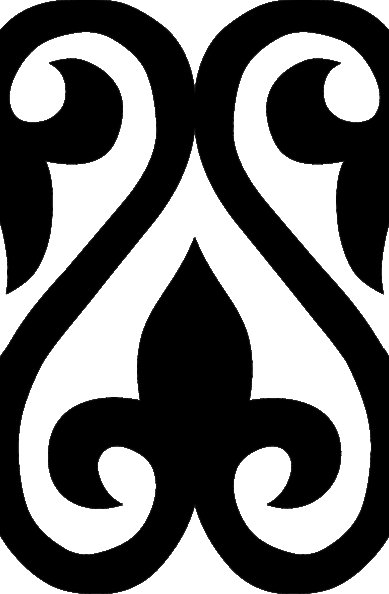 Казахский национальный орнамент Кошкар муйиз