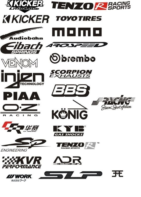 Наклейки на машину надписи