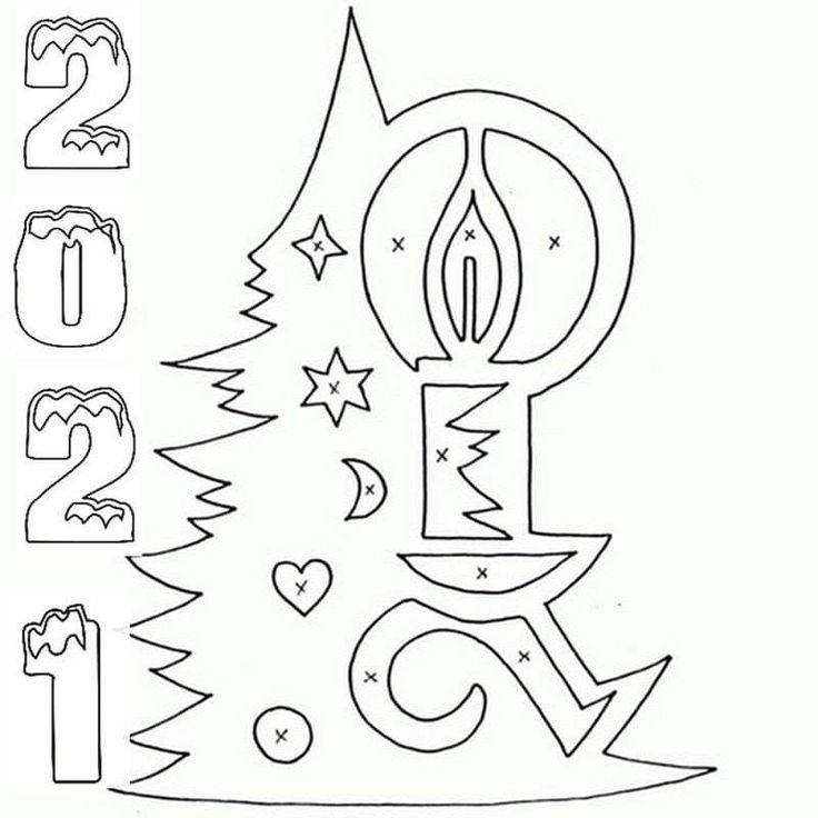 Трафарет "окна"