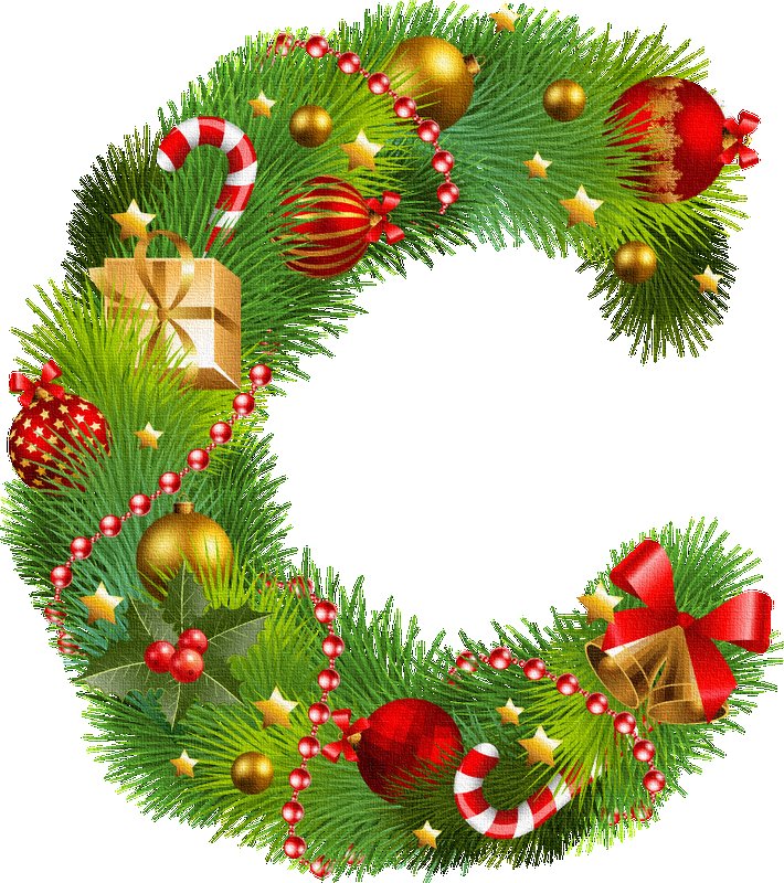 Новогодние буквы