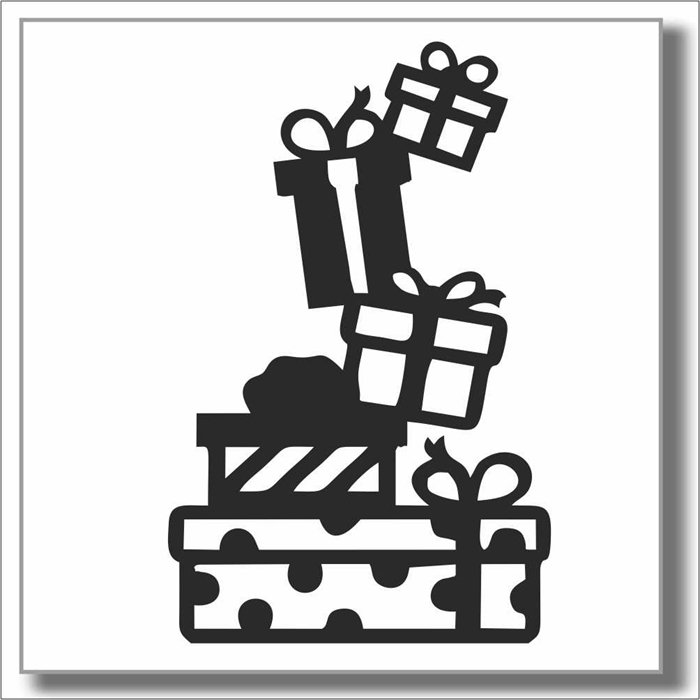 Подарок силуэт