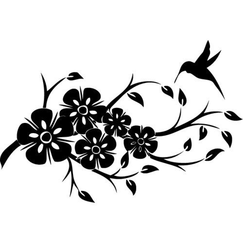 Трафарет "цветы"