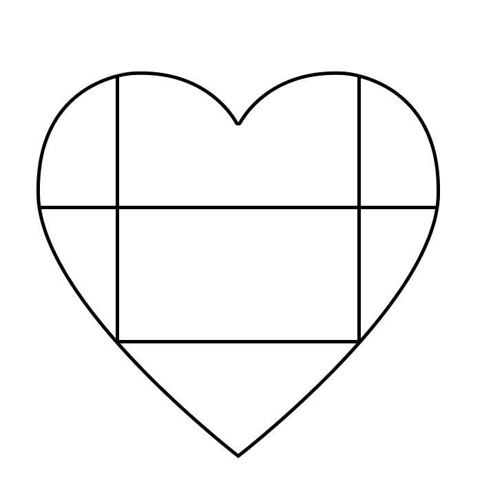 Конвертик в виде сердечка