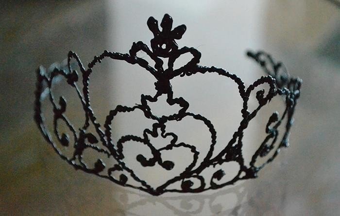 Корона 3d ручкой