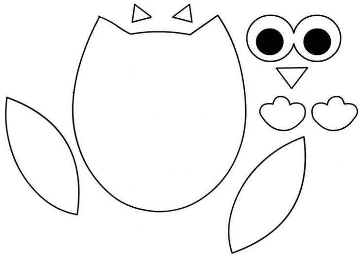 Поделки для детей трафареты