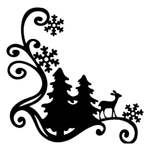 Трафарет "новогодний"