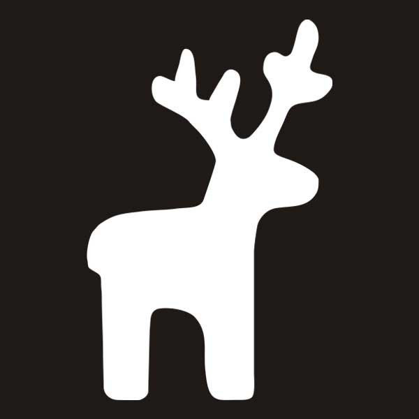 Олень для вырезания из пенопласта