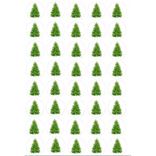 Трафарет елка для безе